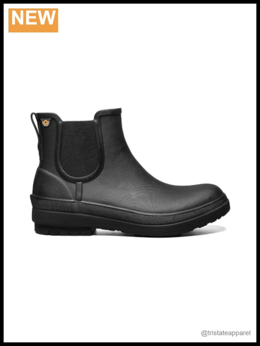 Women's Waterproof Chelsea Rain Boots - Slip On, Faux Fur Lining, Ankle